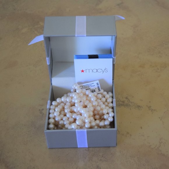Macy's Jewelry - Macy's 100" Cultured Freshwater Pearl Necklace